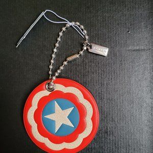 Coach x Marvel Captain America Shield Hangtag